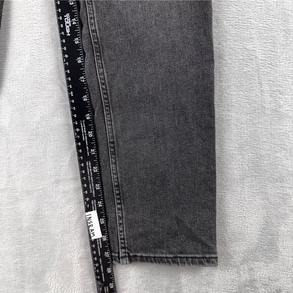 Everlane High Rise Straight Leg Jeans Womens Size 25 Regular Charcoal Wash Black - Picture 10 of 13